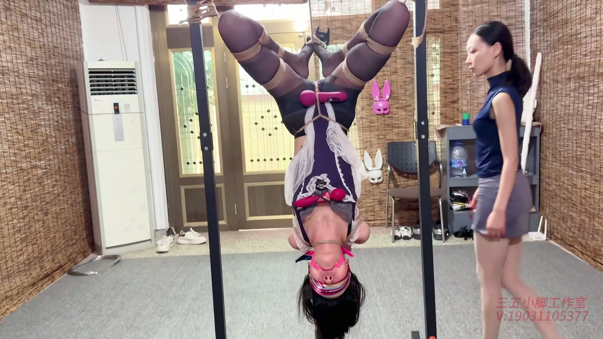 Screenshot 7 from Mei Niang Studio: Duo Dominance – Frogtied & Gagged Training