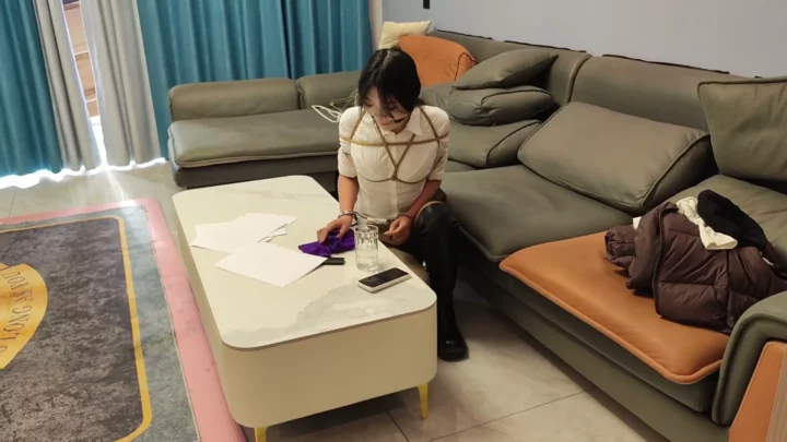 Screenshot 1 from Xiaoxia’s Ordeal: Bound Student’s Household Punishment (Li Daxia)