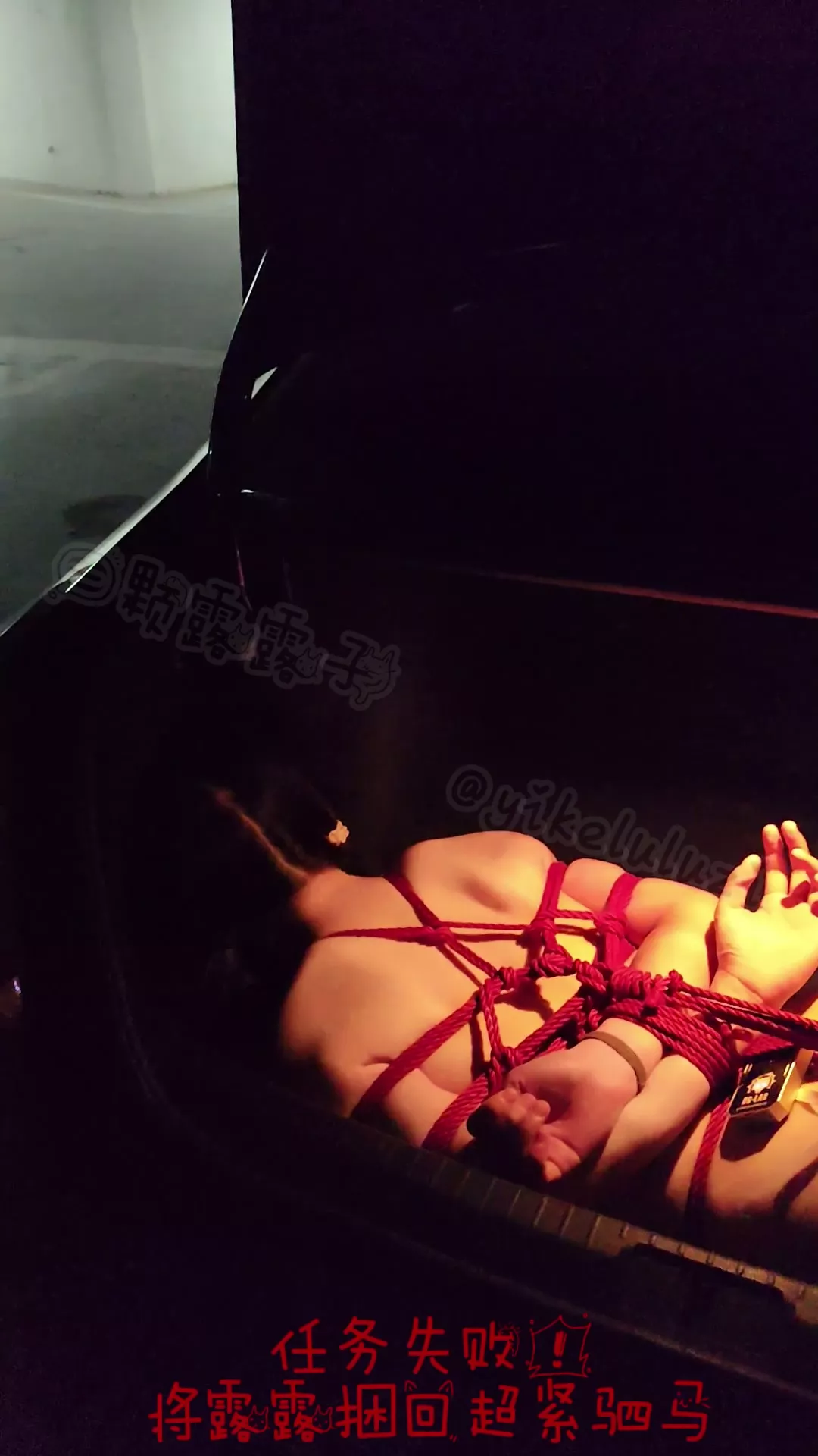 Screenshot 7 from Lulu’s Electrifying Japanese Bondage Ordeal in a Deserted Garage