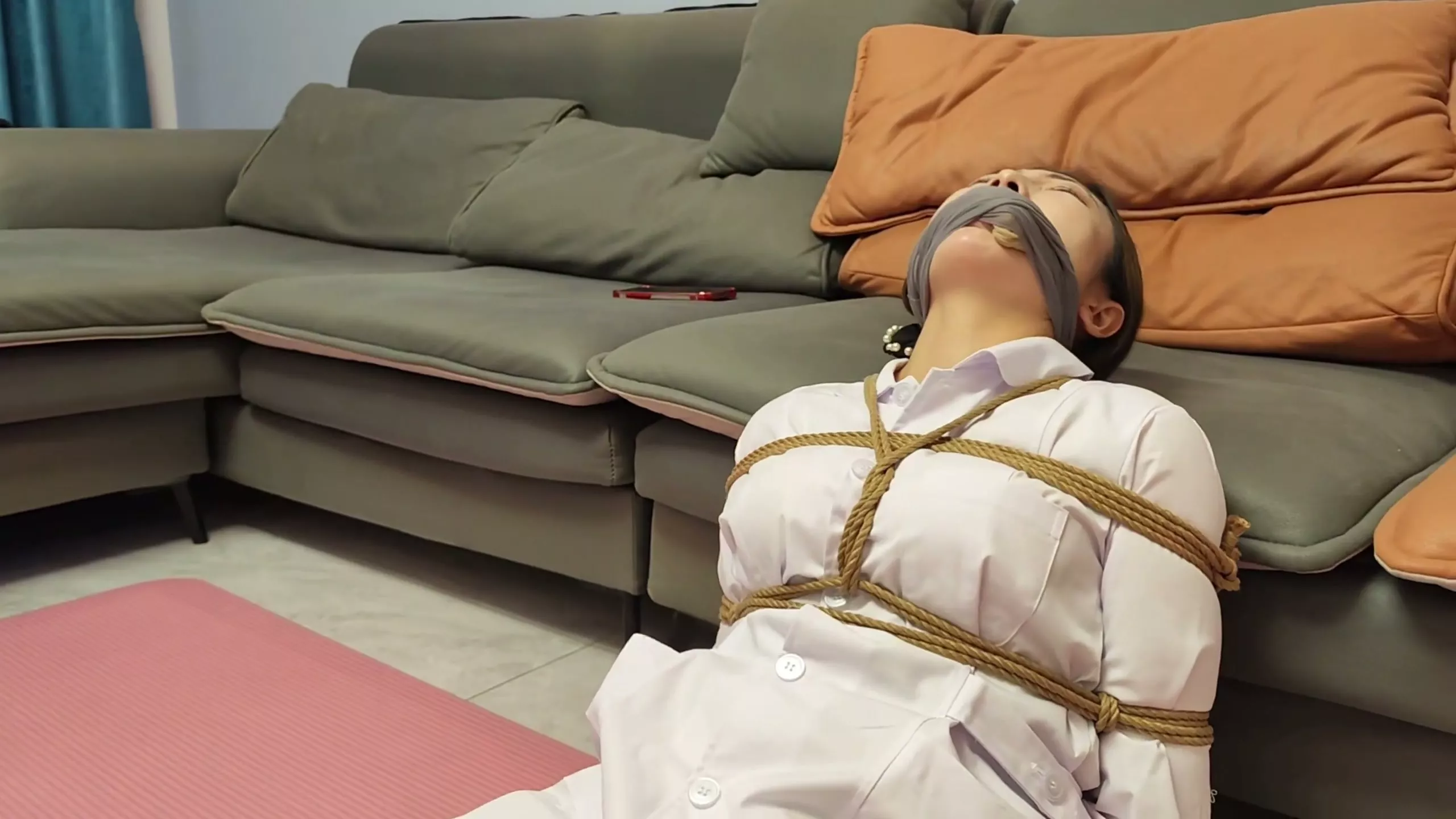 Screenshot 4 from Nurse Hostage Ordeal: Gagged, Bound, and Left for Dead