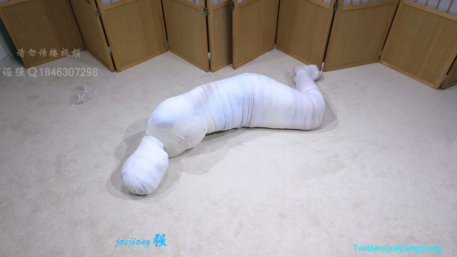 Screenshot 6 from Juejiang: Xiaojiu’s First Full-Body Mummy Bondage