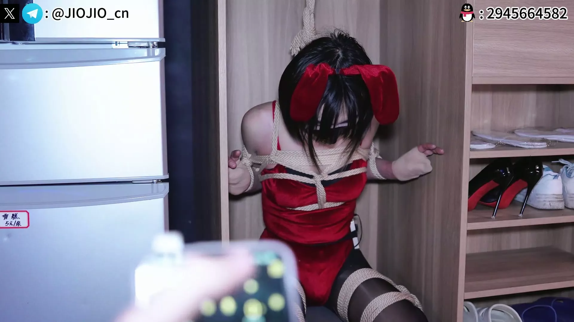 Screenshot 1 from JIO JIO: Velvet Bunny Girl’s Shocking Frogtie Ordeal