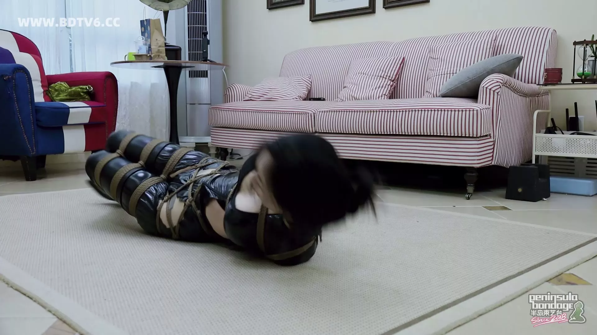Screenshot 3 from Jinan Rope: Explosive Hogtie Interrogation with a Ballgag