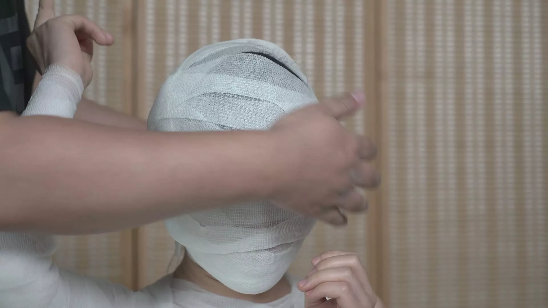 Screenshot 6 from Elephant Man Studio: Chinese Mummification – Straight Arm Bondage
