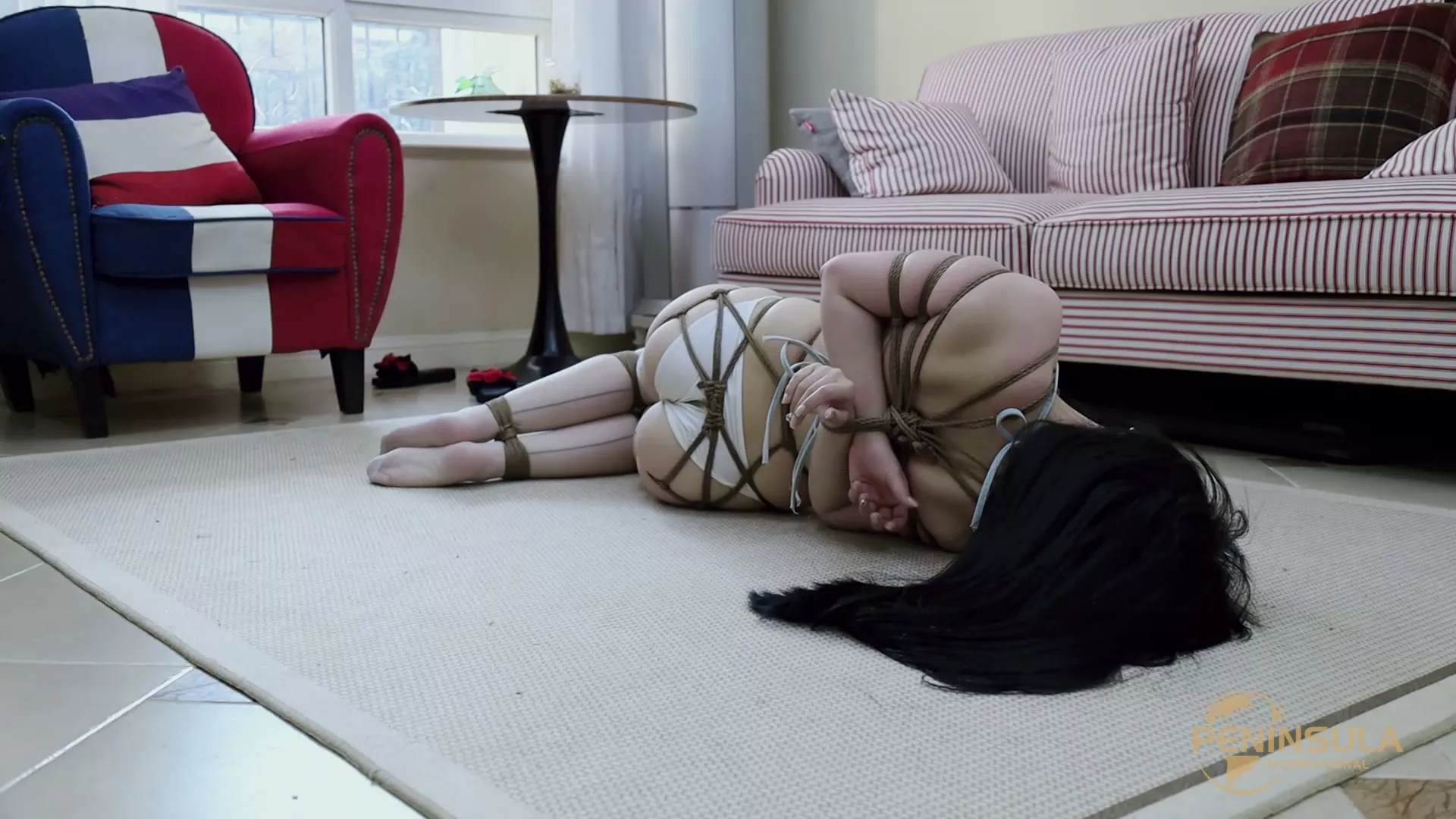 Screenshot 2 from Jinan Rope: Spring’s Embrace – Butterfly Beauty Hogtied