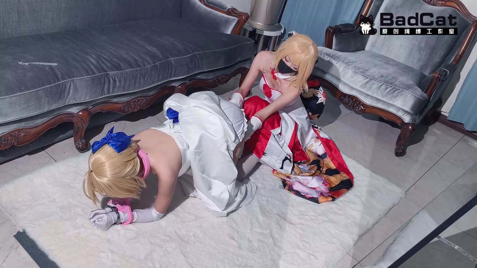 Screenshot 4 from BadCat Studio: Bound Bride’s Humiliation – Saber Cosplay