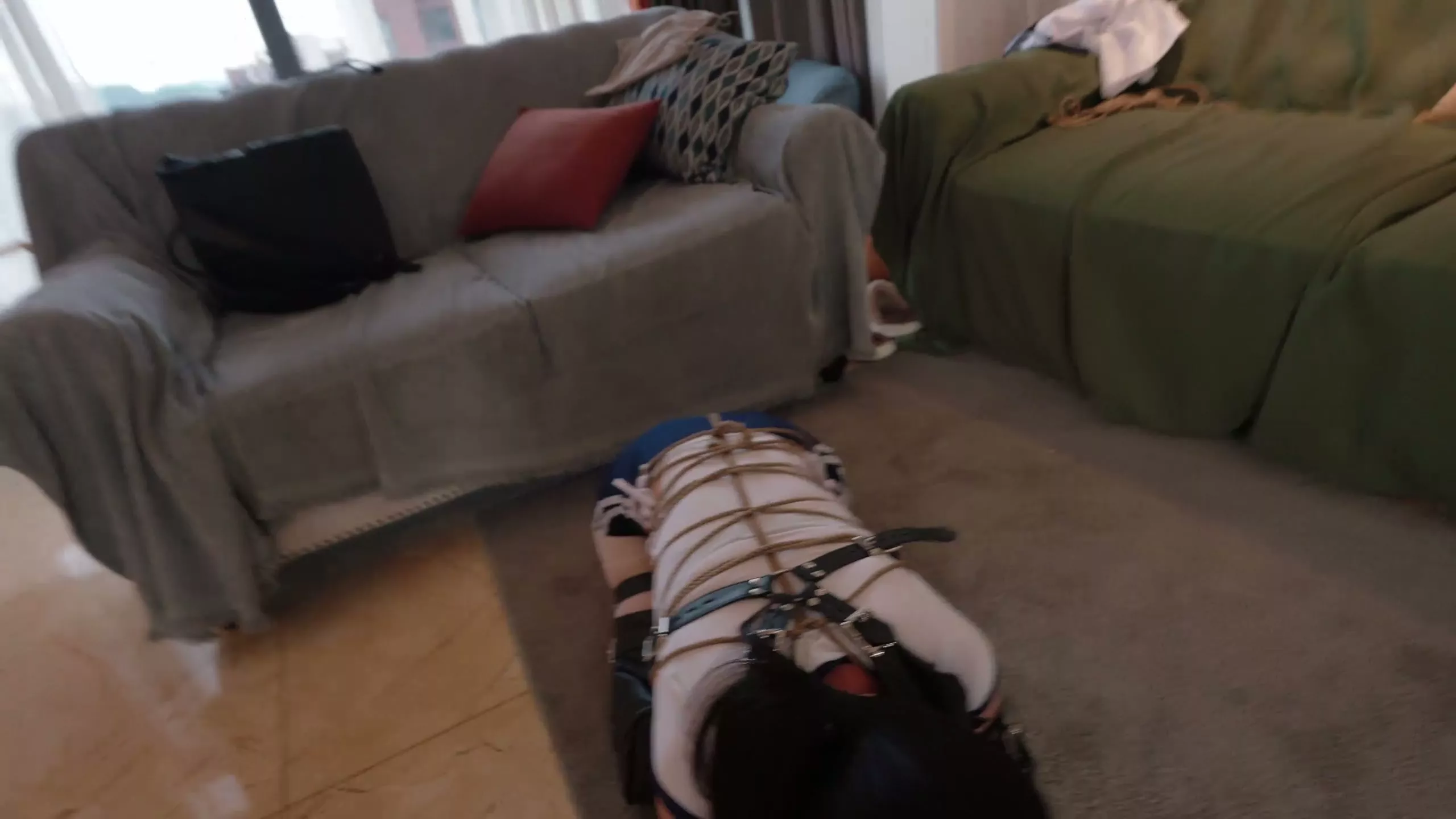 Screenshot 2 from Yume’s Pet Play: Ballgagged Obedience Training (Part 2)
