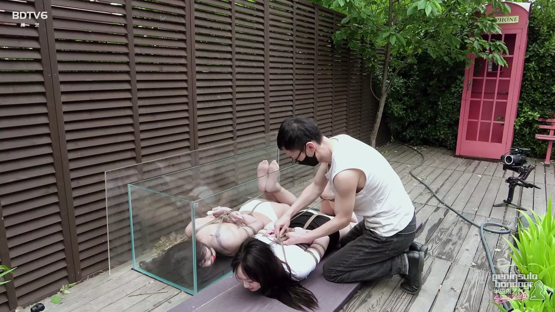 Screenshot 4 from Jinan Rope: Four-Way Hogtie Humiliation