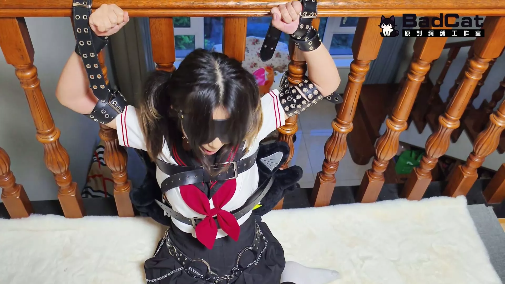 Screenshot 8 from BadCat Studio: Bound in Belt Bondage Hell – A Chinese Ordeal