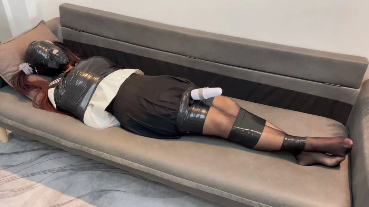Screenshot 3 from Bound Art Records: Breathplay & Tape Gag Bondage