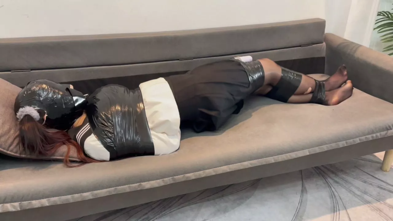 Screenshot 4 from Bound Art Records: Breathplay & Tape Gag Bondage