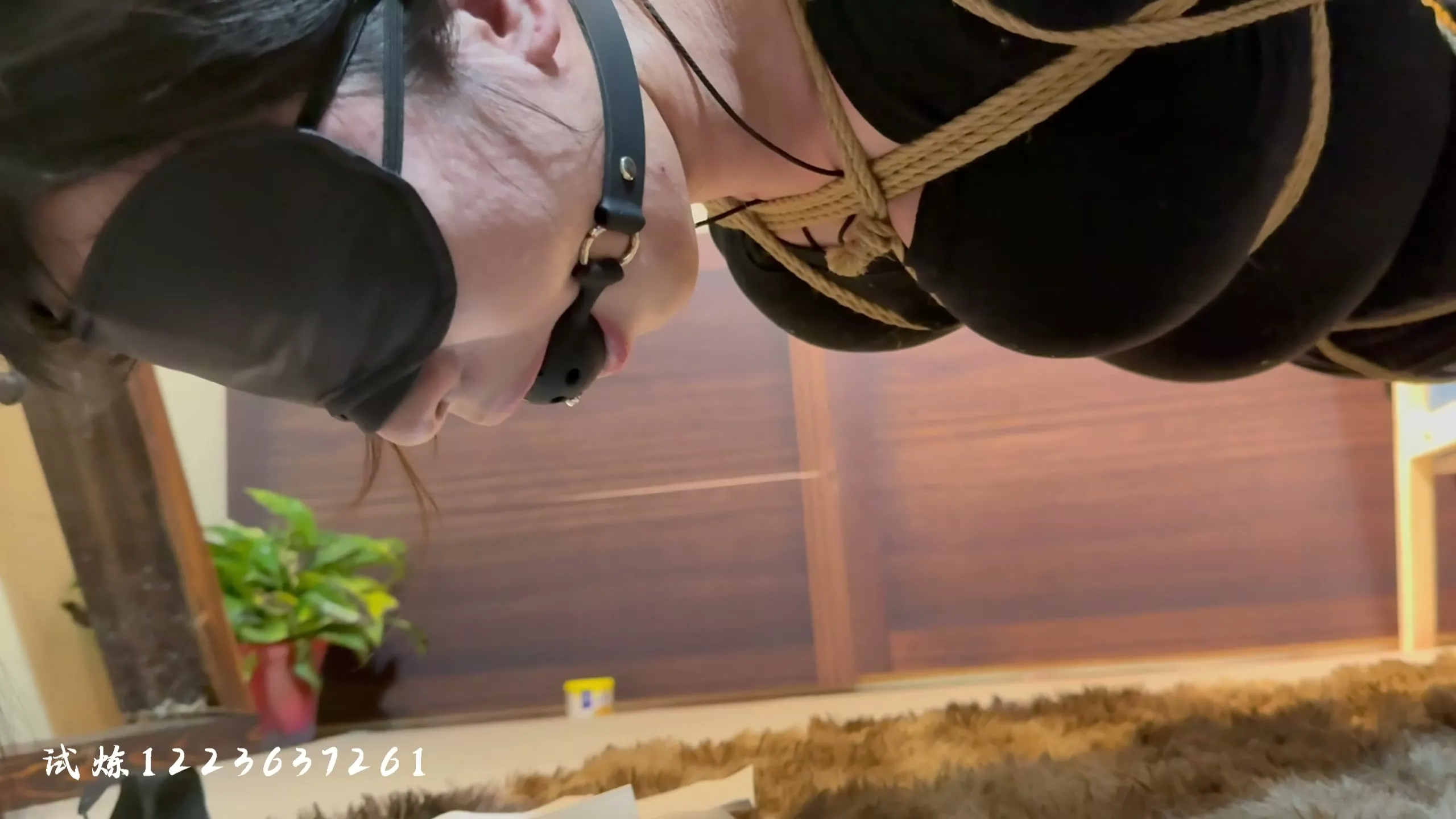 Screenshot 3 from Trial Original: Xiaoxin’s Drooling Ball Gag Challenge