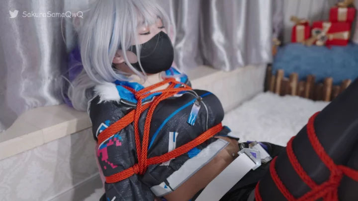 Screenshot 5 from SakuraSamaQwQ: Ruan Mei Yinlang Cosplay Bondage Fantasy