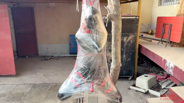 Mei Niang Studio: Leather Cocoon Suspension & Extreme Bondage