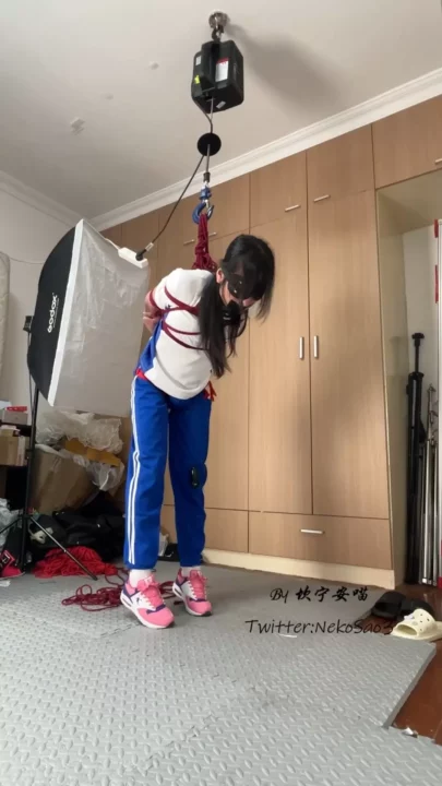 Kan Meow: Extreme Uniform Suspension & Tape Gag