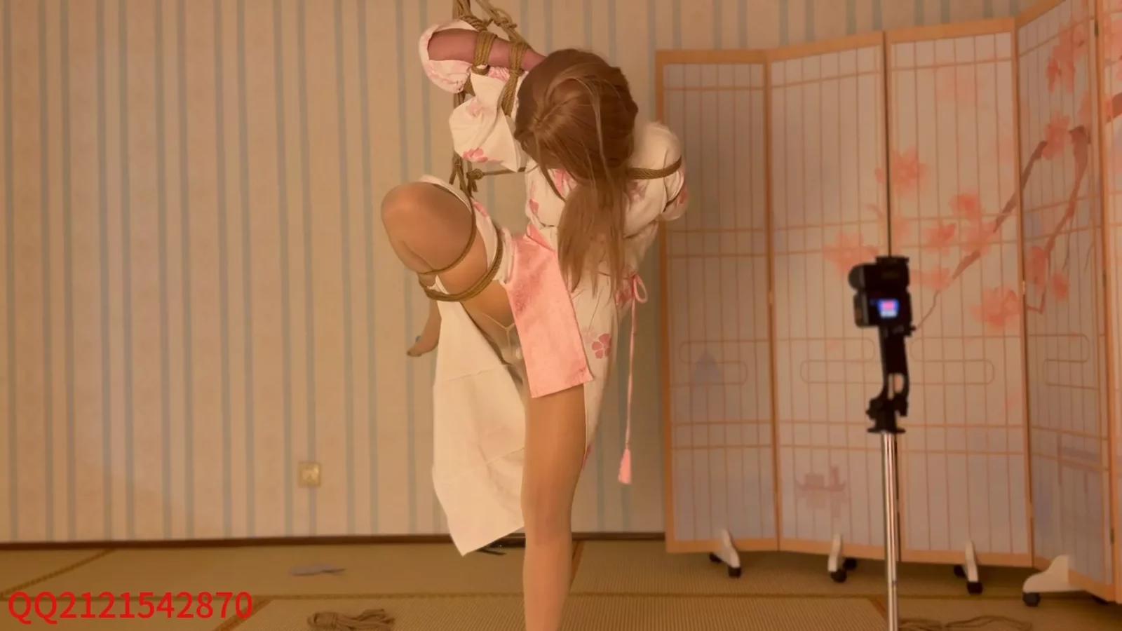 Play video: 소메, 기모노 여신, 다양한 속박 기술 체험하기