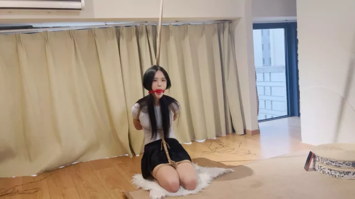 YOYO: Lemon Gagged & Kneeling in Japanese Bondage – Altman Is Also Cool