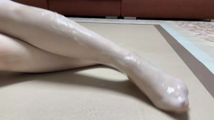 Screenshot 8 from Skylark: Oiled Silk Stockings & Tape Gag Predicament