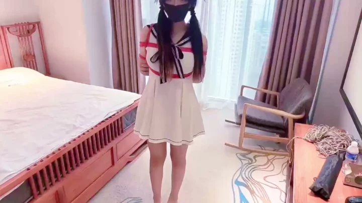 Screenshot 3 from Jinan Bound Fairy: Xixi’s Red Rope Cosplay Bondage Fantasy