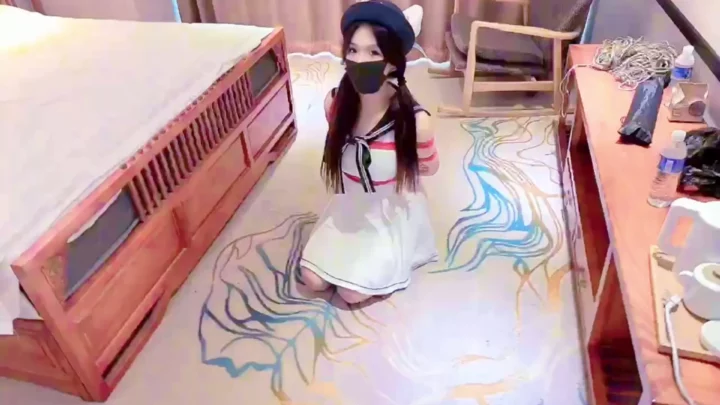 Screenshot 4 from Jinan Bound Fairy: Xixi’s Red Rope Cosplay Bondage Fantasy