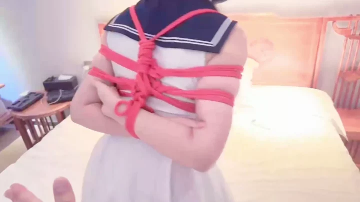 Screenshot 8 from Jinan Bound Fairy: Xixi’s Red Rope Cosplay Bondage Fantasy