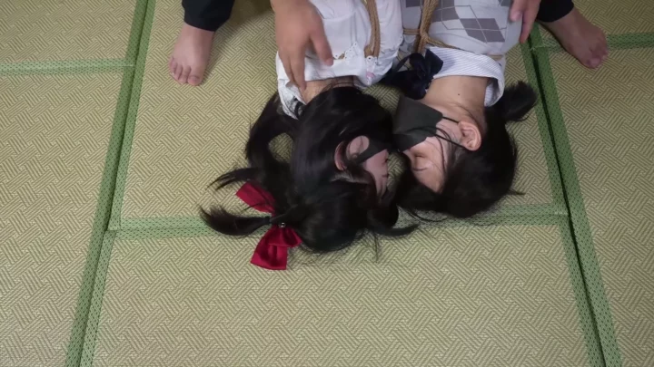 Screenshot 9 from Elephant Man: Thief Sisters Hogtied, Pretending to Be Dolls
