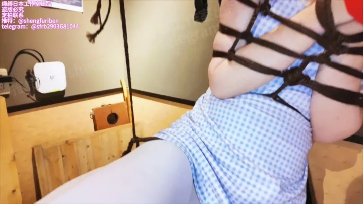 Screenshot 3 from Punishment Academy: Shy Chinese Girl’s Frogtie Ballgag Session