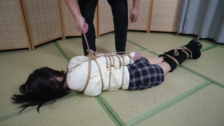 Screenshot 5 from Aoao’s Extreme Hogtie & Ball Gag Predicament by Elephant Man Studio