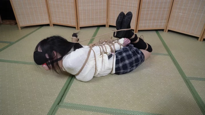 Aoao’s Extreme Hogtie & Ball Gag Predicament by Elephant Man Studio