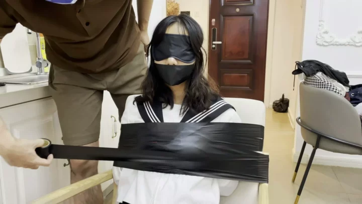 Screenshot 2 from Bound Art Records: The Peril of Loose Ties – Chinese Chair Bondage