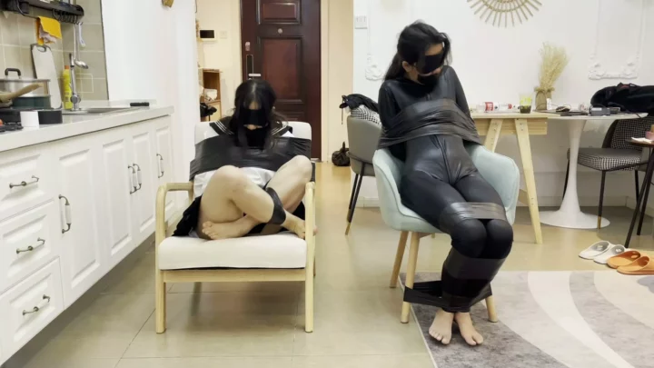 Screenshot 6 from Bound Art Records: The Peril of Loose Ties – Chinese Chair Bondage