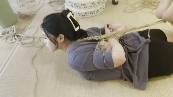 Screenshot 3 from Altman’s Chinese Hogtie: Daily Life, Bound & Gagged