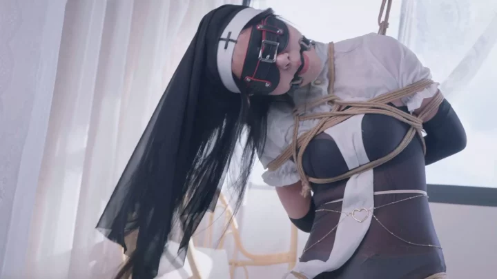 Screenshot 6 from Simi: Fallen Nun’s Ordeal – Bound, Gagged & Electrified
