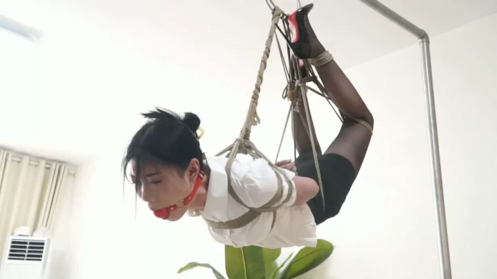 Screenshot 4 from XiaoYao’s ‘Punishment’ Remake: Han Yu Hogtied & Suspended