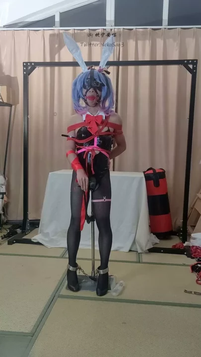 Screenshot 3 from Kan Meow: Bunny Girl’s Forced Stand Punishment
