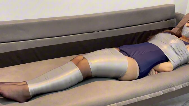 Screenshot 5 from Bound Art Records: Chinese Hogtie & Tape Gag Discipline