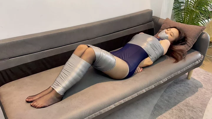 Screenshot 6 from Bound Art Records: Chinese Hogtie & Tape Gag Discipline