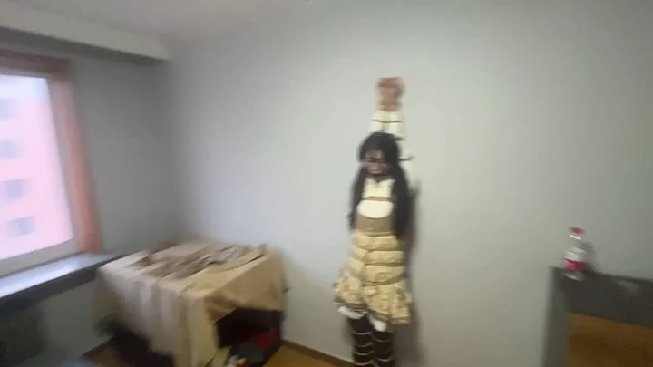 Screenshot 6 from The cruel test of the pure student girl in black silk dress