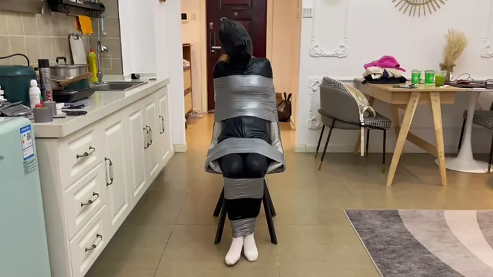 Screenshot 5 from Xiao Xing: Bound Art Records’ Tape Gag & Headgear Restraint
