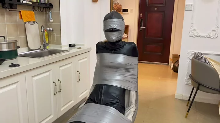 Screenshot 8 from Xiao Xing: Bound Art Records’ Tape Gag & Headgear Restraint
