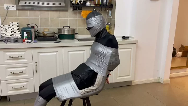 Screenshot 9 from Xiao Xing: Bound Art Records’ Tape Gag & Headgear Restraint