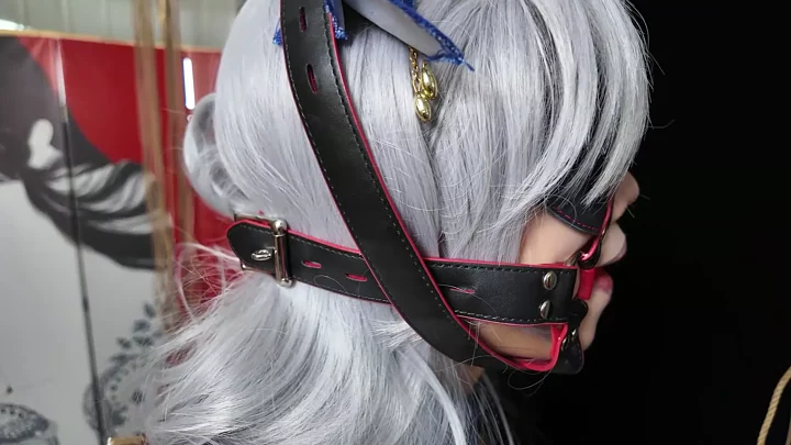 Xiao0 – cos Theresa, straight arms and legs, horse harness, ball mouth and four horses のスクリーンショット 2