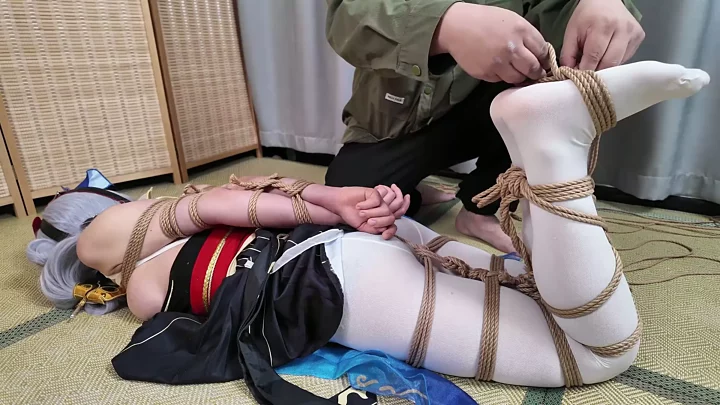 Xiao0 – cos Theresa, straight arms and legs, horse harness, ball mouth and four horses のスクリーンショット 3