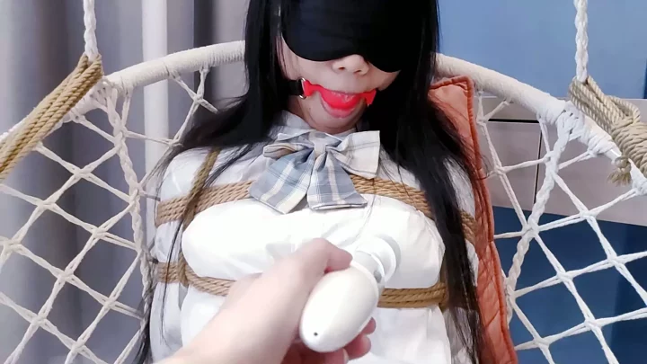 Screenshot 2 from Jk uniform white silk Japanese style bondage