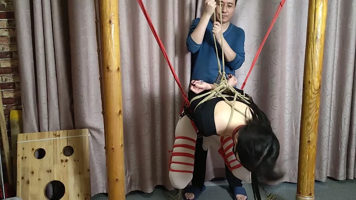 Screenshot 6 from Willing Studio: Yang Rui in Black Leotard – Bound & Helpless
