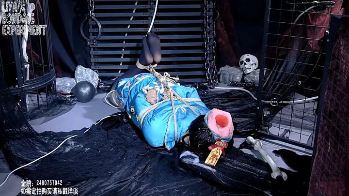 Liya: Extreme Restraints & Gagging for a Zombie’s Rebirth